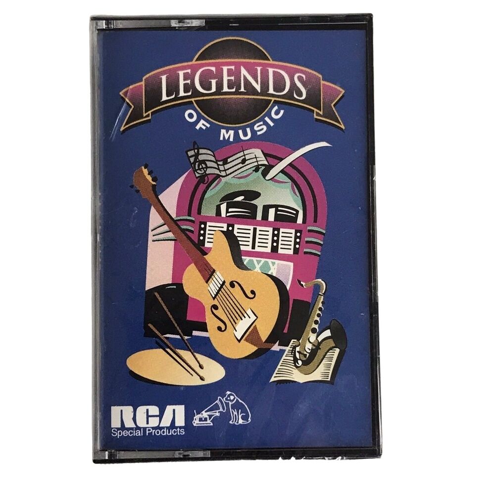 Legends Of Music 1981 RCA Cassette Tape Elvis Presley Anka Sinatra Parton Horne